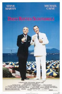 Dirty Rotten Scoundrels Movie Poster | Steve Martin | Michael Caine | Glenne Headly | 1988
