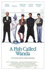 A Fish Called Wanda | A Fish Called Wanda Movie Poster | John Cleese | Jamie Lee Curtis | Kevin Kline | Michael Palin | Tom Georgeson | Maria Aitken | Cynthia Cleese | Patricia Hayes | Geoffrey Palmer | Stephen Fry | 1988 | www.myalltimefavoritemovies.com | www.myalltimefavorites.com
