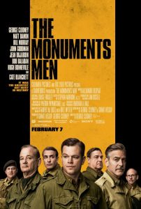 The Monuments Men | The Monuments Men Movie Poster | 2014 | George Clooney | Matt Damon | Bill Murray | John Goodman | Cate Blanchett | Bob Balaban | Jean Dujardin | Hugh Bonneville | Dimitri Leonidas | Sam Hazeldine | www.myalltimefavoritemovies.com | www.myalltimefavorites.com